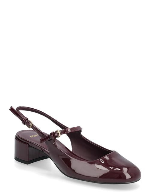Mango | Patent Leather Block-Heel Shoes | 39