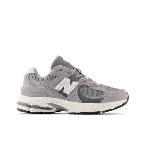 New Balance 2002 Kids Bungee Lace Sneakers Steel  Steel-28 EU  Hvid  28 EU  mand