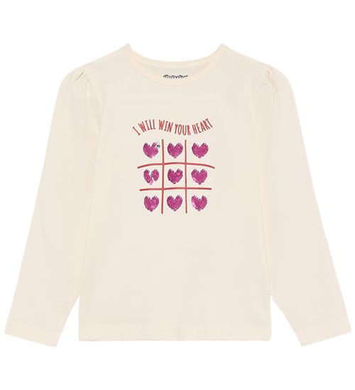 Minymo Bluse - White Swan