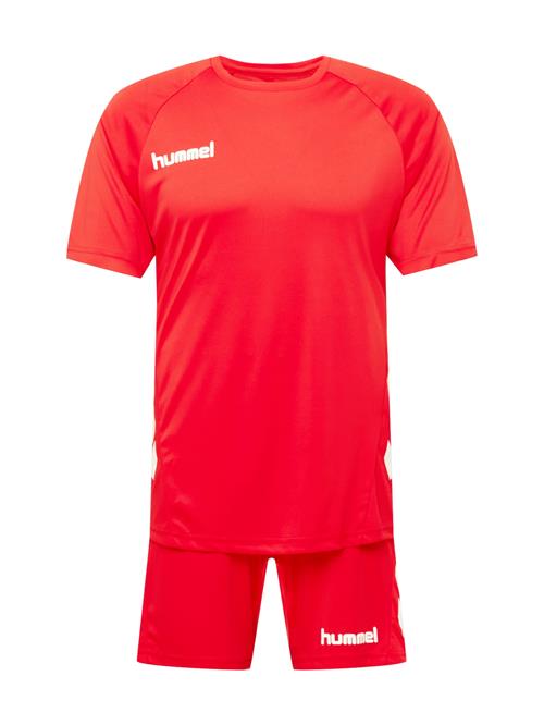Hummel Træningsdragt 'Promo'  brandrød / hvid