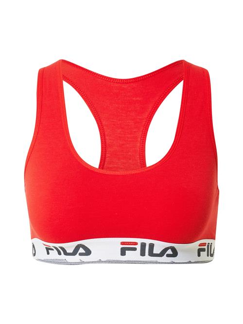 FILA Sports-BH  mørkerød / sort / hvid