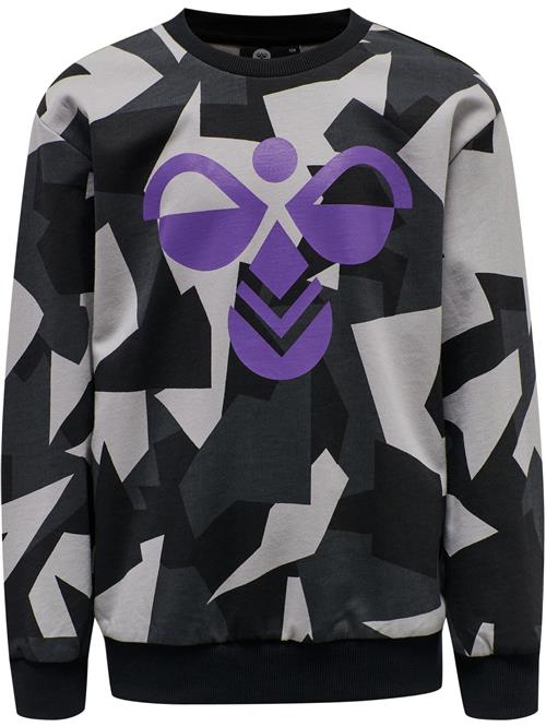 Hummel Sportsweatshirt 'SKYHOOK'  grå / lysegrå / lilla / sort