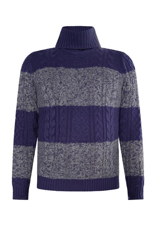 MO Pullover  indigo / grå