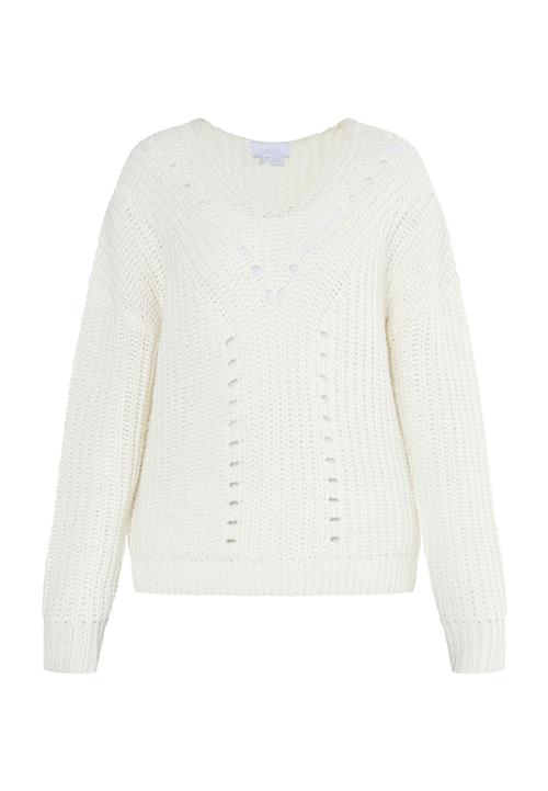 usha WHITE LABEL Pullover 'Teylon'  hvid