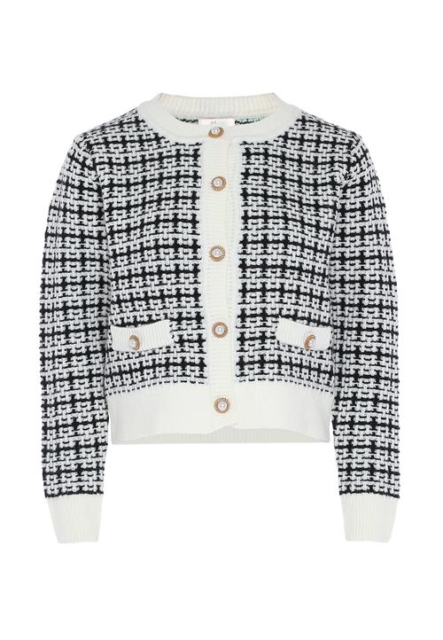 aleva Cardigan  sort / hvid