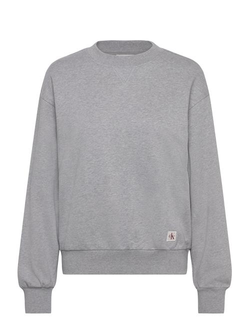 Calvin Klein Jeans | A- Ls Badge Logo Terry Crew Nk | M