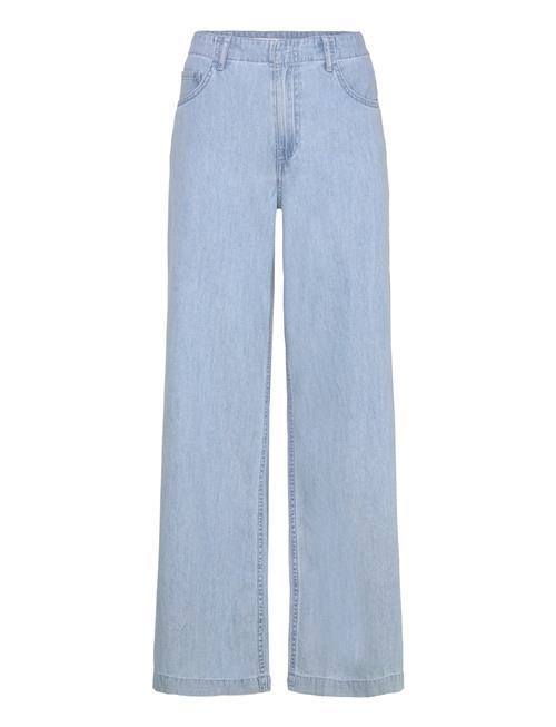 Mango | Mid-Rise Wide Leg Denim Trousers | 36