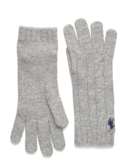 Polo Ralph Lauren | Cable-Knit Wool-Cashmere Gloves | ONE SIZE