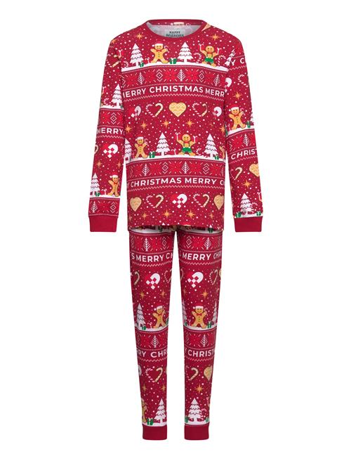 Happy Seasons | Christmas Cookie Pyjamas Red - Kids | 7-8ÅR