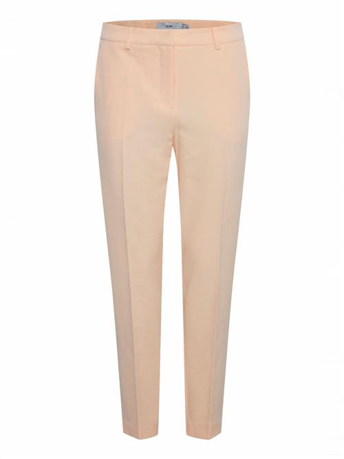 ICHI Bukser med fals 'LEXI'  lyseorange