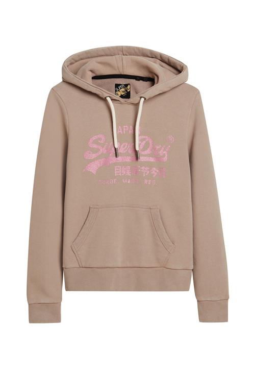 Superdry Sweatshirt  camel / lyserød
