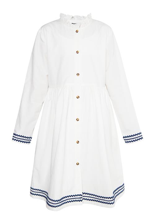 DreiMaster Vintage Kjole  mørkeblå / hvid