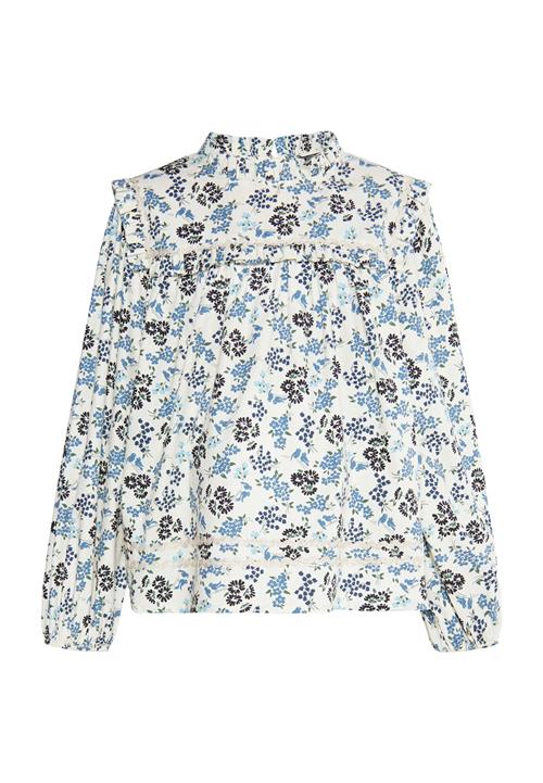 DreiMaster Vintage Bluse  marin / grøn / sort / hvid