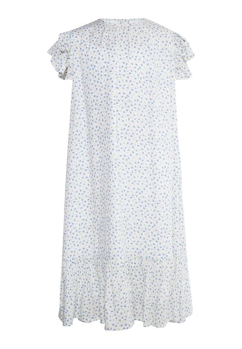 DreiMaster Vintage Kjole  blå / grøn / hvid