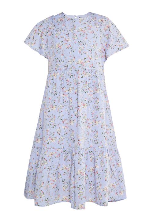 DreiMaster Vintage Kjole  lyseblå / græsgrøn / magenta / lys pink