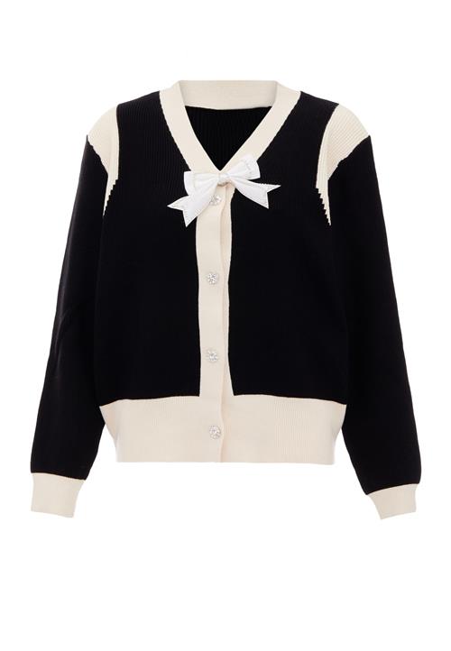 nelice Cardigan  sort / hvid