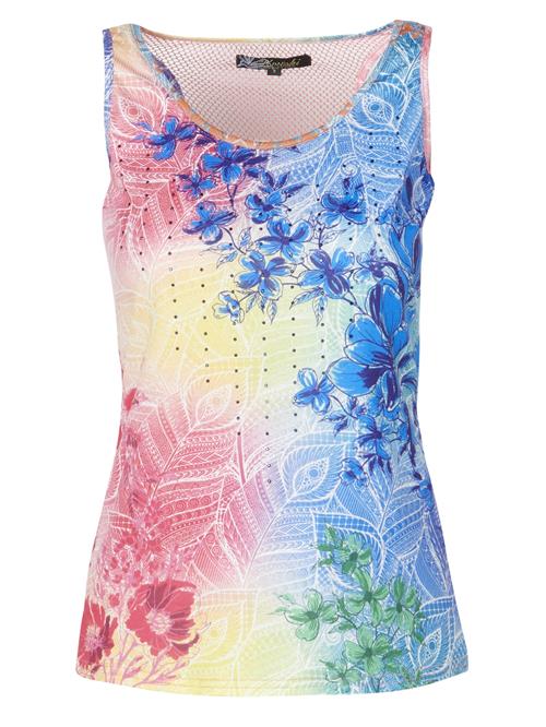 KOROSHI Overdel  blå / gul / cranberry / hvid