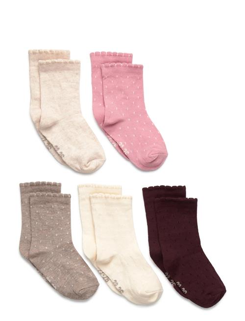 Minymo | Socks W. Knit (5-Pack) | 35\38