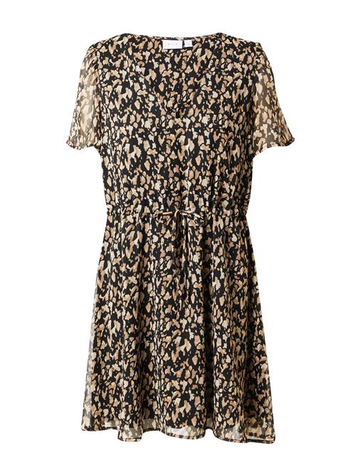 VILA Sommerkjole 'VIFaila'  creme / mokka / sort