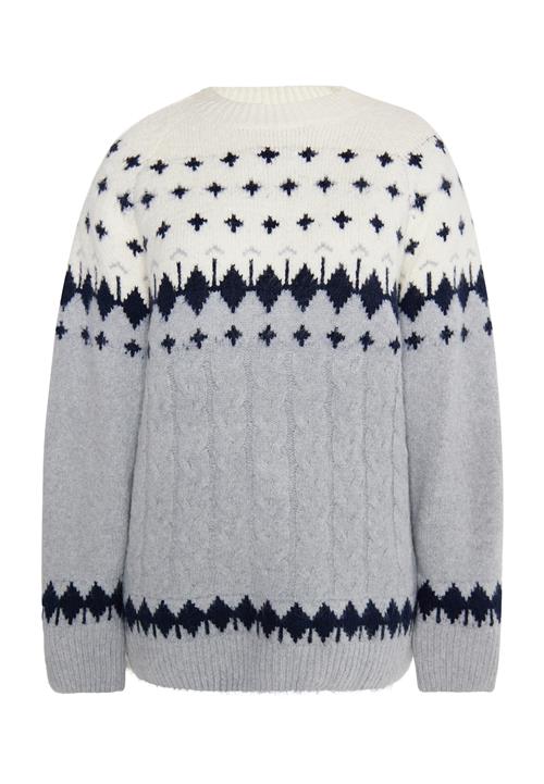 usha BLUE LABEL Pullover  navy / grå / hvid