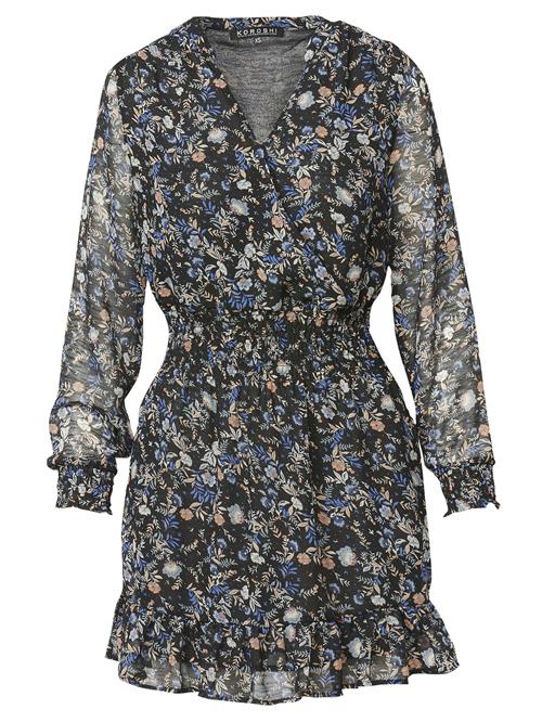 KOROSHI Kjole  blandingsfarvet / sort