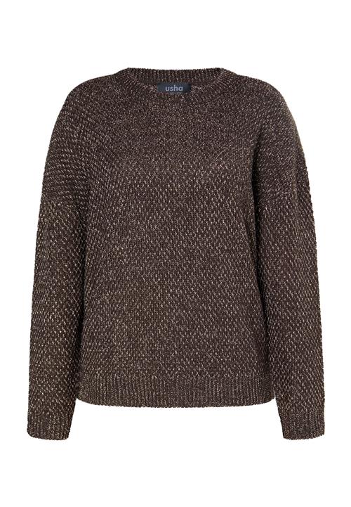 usha BLACK LABEL Pullover  mørkebrun