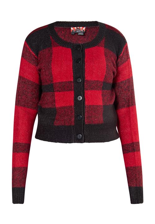 myMo ROCKS Cardigan  rød / sort