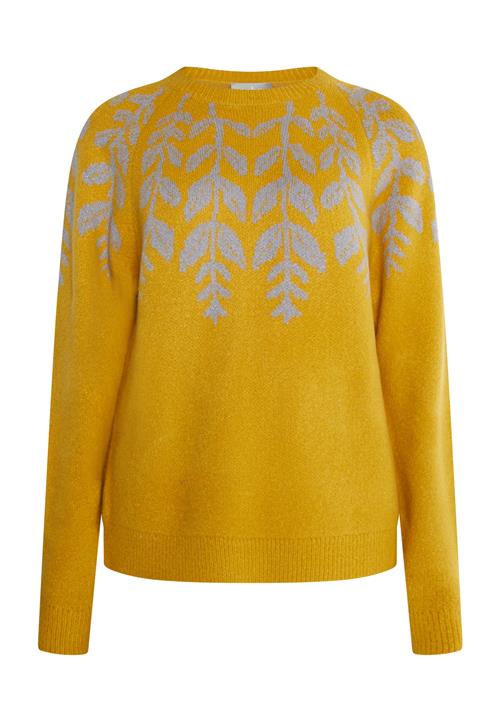 Usha Pullover 'Lurea'  curry / sølvgrå
