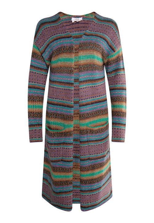 usha FESTIVAL Cardigan 'Carnea'  creme / lysebrun / lilla / sort