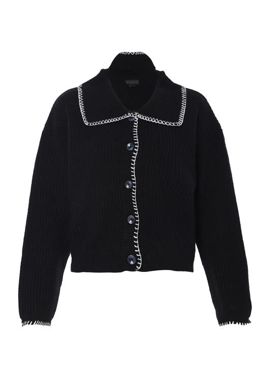 NAEMI Cardigan  sort / hvid