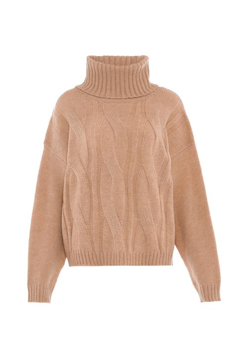 aleva Pullover  mørkebeige