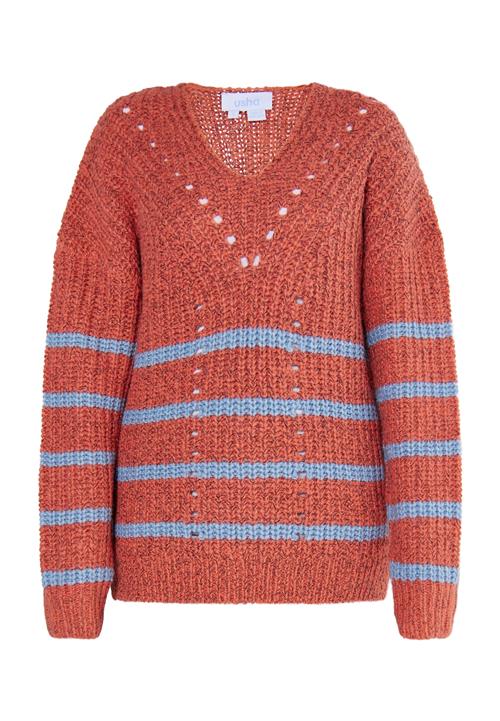 usha BLUE LABEL Pullover  lyseblå / rustrød