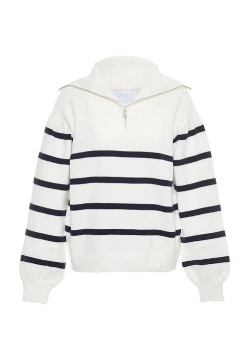 usha BLUE LABEL Pullover  sort / uldhvid