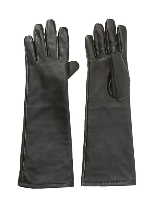 Becksöndergaard | Long Smooth Leather Gloves | 7