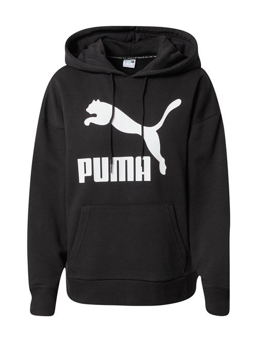 PUMA Sweatshirt 'Classics'  sort / hvid
