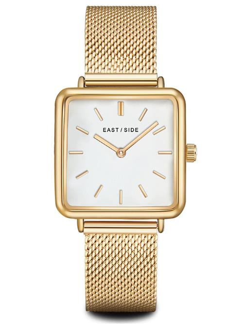 Eastside Analogt ur  guld / hvid