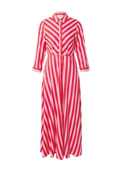 YAS Blusekjole 'Savanna'  orkidee / knaldrød