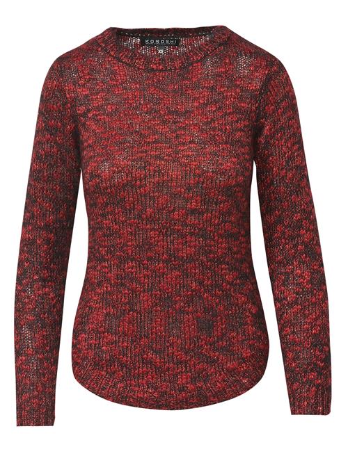 Se KOROSHI Pullover  rødmeleret ved About You