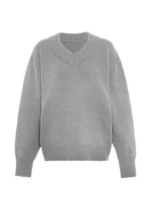 Libbi Pullover  lysegrå