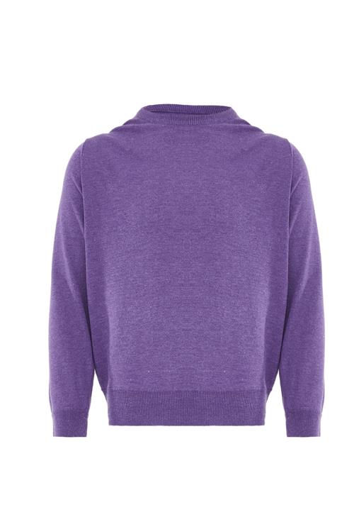 aleva Pullover  lilla-meleret