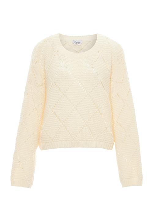 Sidona Pullover  uldhvid