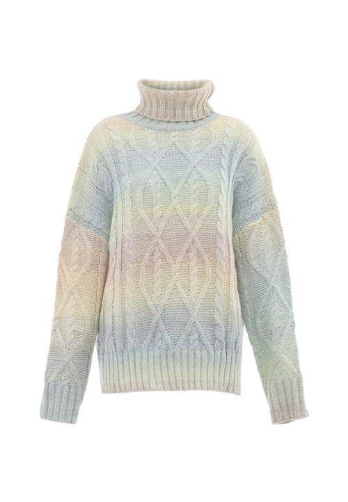 Sookie Pullover  lyseblå / pastelgul / pastelpink