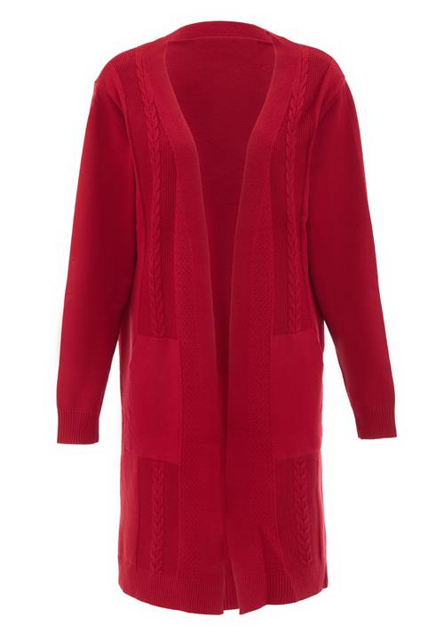 ALARY Cardigan  rubinrød