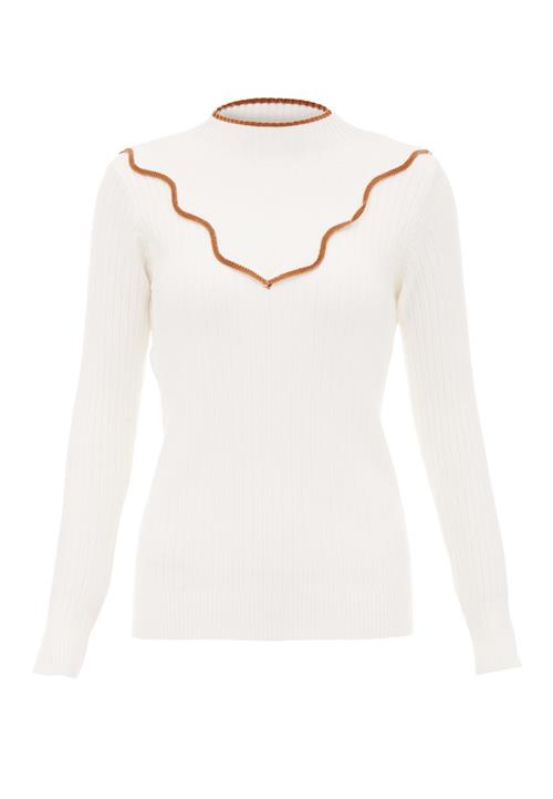 NALLY Pullover  rød / uldhvid