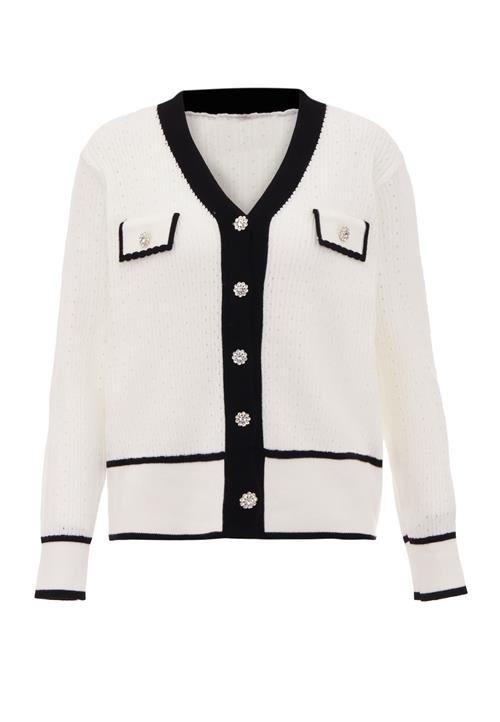 NALLY Cardigan  sort / naturhvid