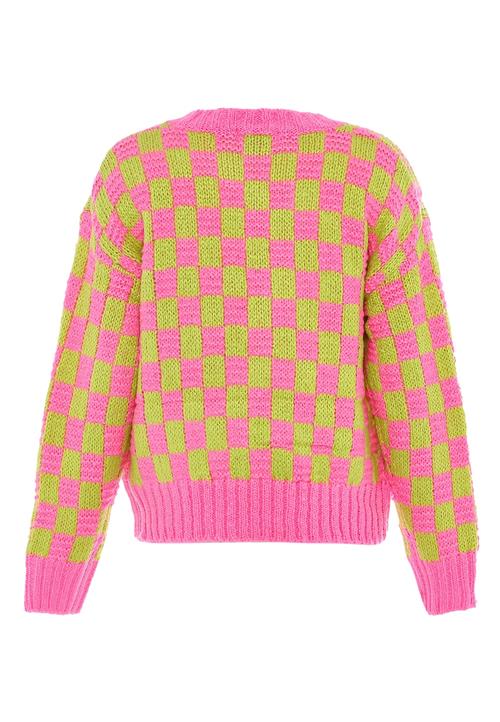Libbi Pullover  lime / neonpink