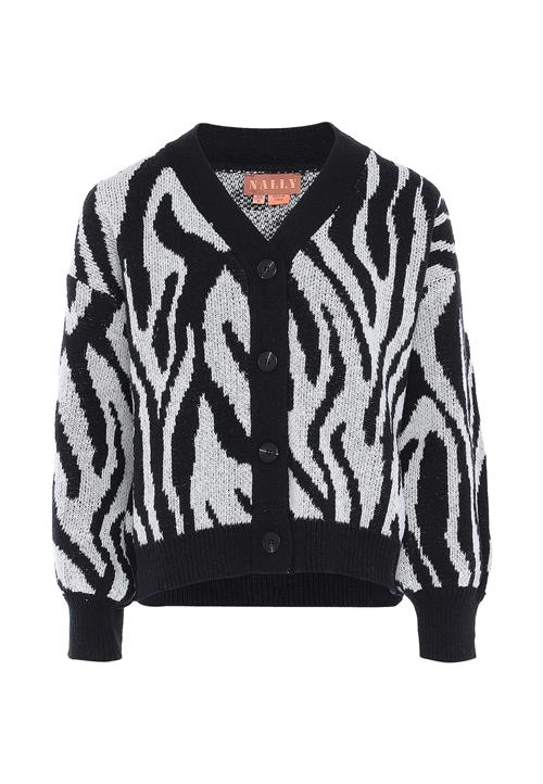 NALLY Cardigan  sort / hvid
