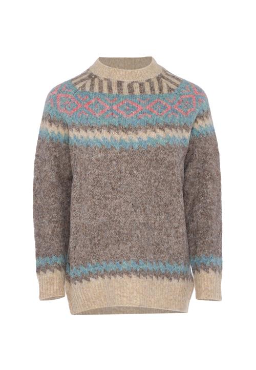 Jalene Pullover  beige / lyseblå / lysebrun / pink