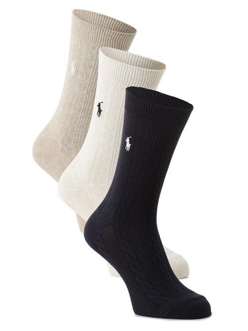 Se Polo Ralph Lauren Sokker  beige / marin / hvid ved About You