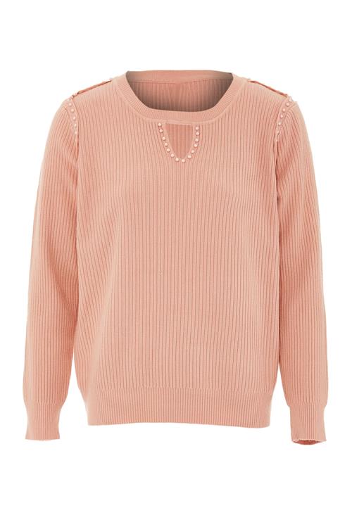 LEOMIA Pullover  lyserød / perlehvid